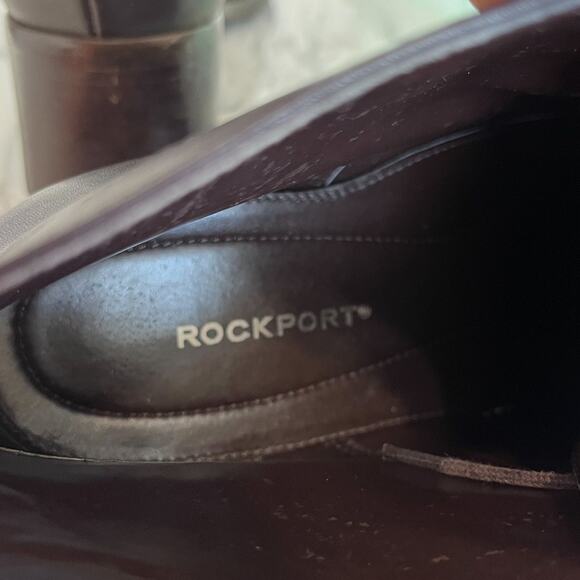 Vintage Rockport Womens Boots Size 7.5M Brown Leather Boho Hippie Granny Grunge - Picture 9 of 12